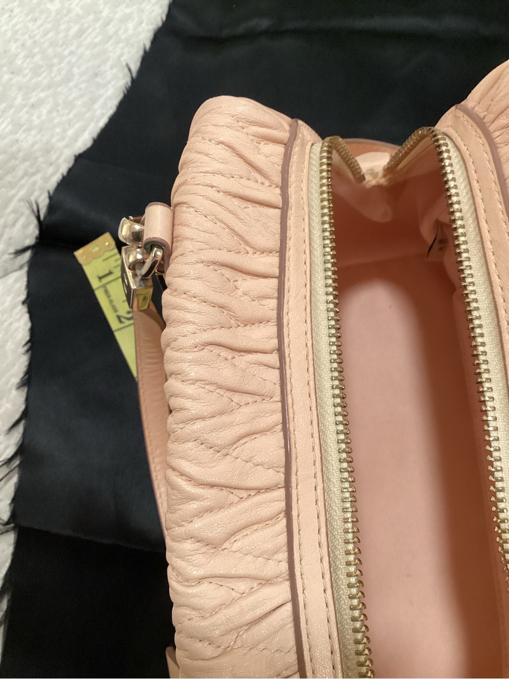 Coach Quilted Leather Satchel in Light Blush/Peach #M1420 - Picture 12 of 14